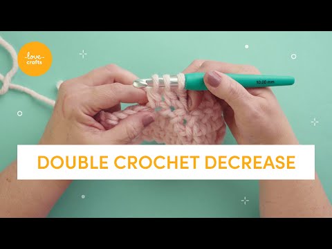 How to Double Crochet Decrease | Beginners tutorial