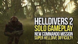 Helldivers 2 – NEW Mission Solo Gameplay | Commando: Secure Black Box (No Commentary)