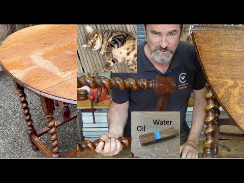 Restoring a Victorian Gate Leg Table: Oil-Based vs. Water-Based Stain?