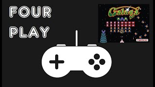 Four Play - Galaga - 8-bit Computer Comparison