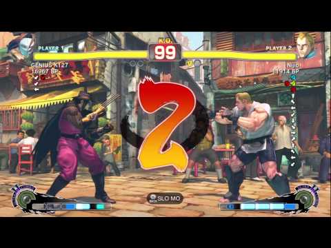 Nijio [Abel] vs GENIUS K127 [Vega] SSF4 Japanese Online Ranked Matches - TRUE-HD