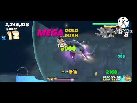 HUNGRY SHARK WORLD (XL) Great Hammerhead Lv Max Arctic Ocean Gold Rush