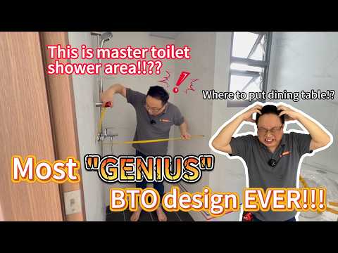 Renovation LIVE On Site | Most "GENIUS" BTO design ever!!! 史上最 “天才” 的 BTO 设计！！！