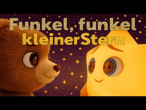 Funkel, funkel, kleiner Stern 🌟 | Twinkle Twinkle Little Star | Deutsches Kinderlied zum Mitsingen