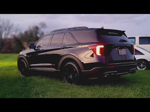 2020 Ford Explorer 2.3liter ecoboost Custom Exhaust, Flowmaster Outlaws #fordexplorer2022 #ecoboost