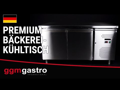 Bäckereikühltisch Eco - 1500x800mm - mit 2 Türen - BKJ158ND#07 - GGM Gastro