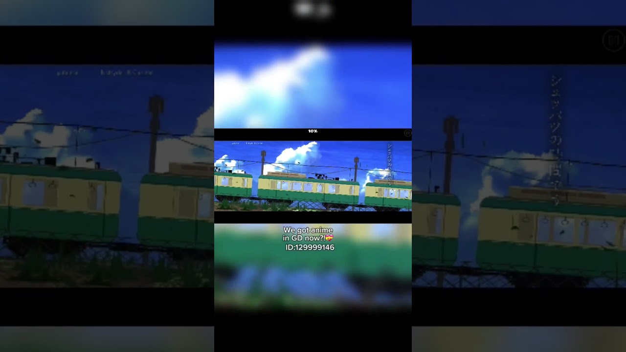 We got anime in GD now?!#geometrydash #fypシ #gdupdate #gd #pyf #youtubeshorts #music  #trending