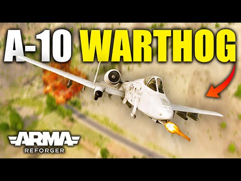 Dominating the Russians with the A-10 Warthog in Arma Reforger