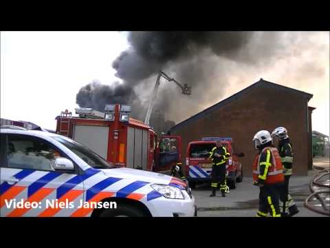 Grote brand Muldersstraat Dalfsen 5-6-13 (Oudleusen)