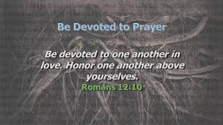 Standing in the Need of Prayer