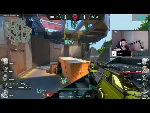 Tarik Reacts Hiko insane 6hp 1v3 clutch | 100T vs LG