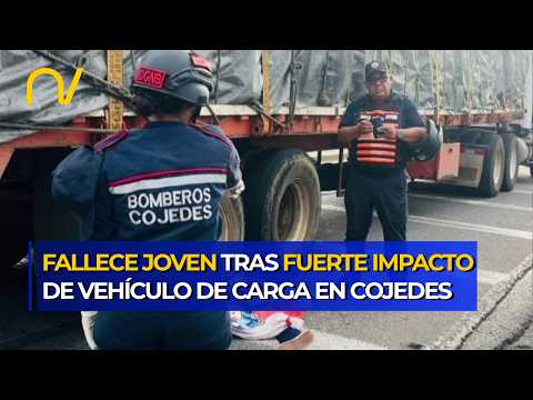 ¡TRAGEDIA EN COJEDES! Ciclista fallece tras ser arrollado por una gandola