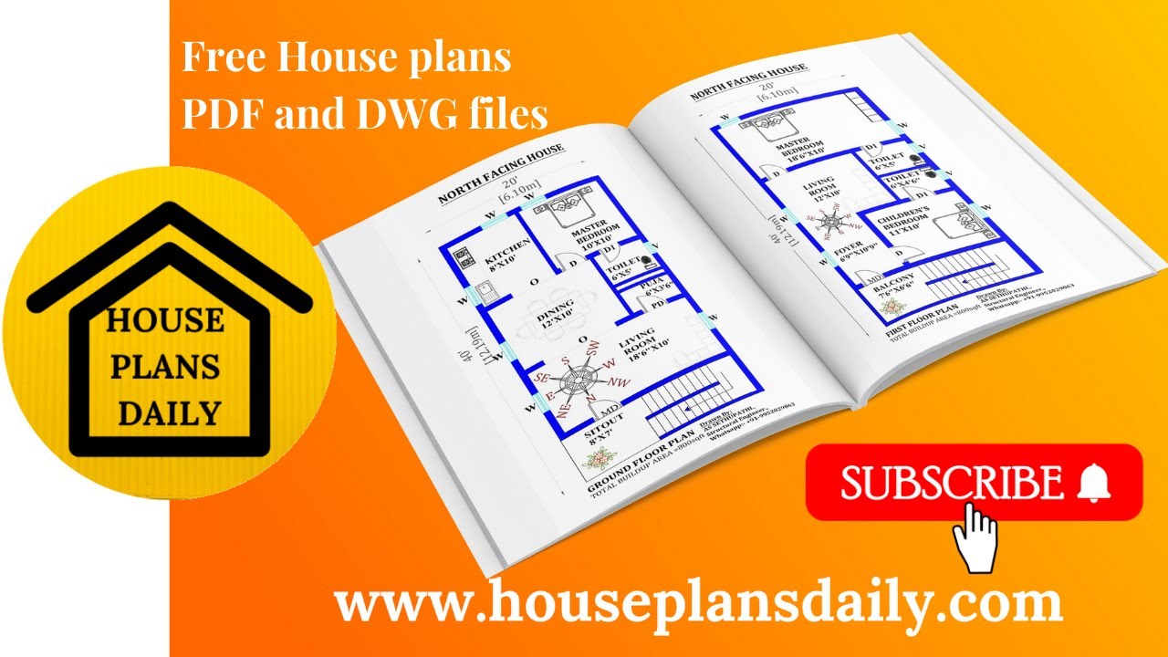 Free House Plans Design PDF and DWG files | House Plans Daily