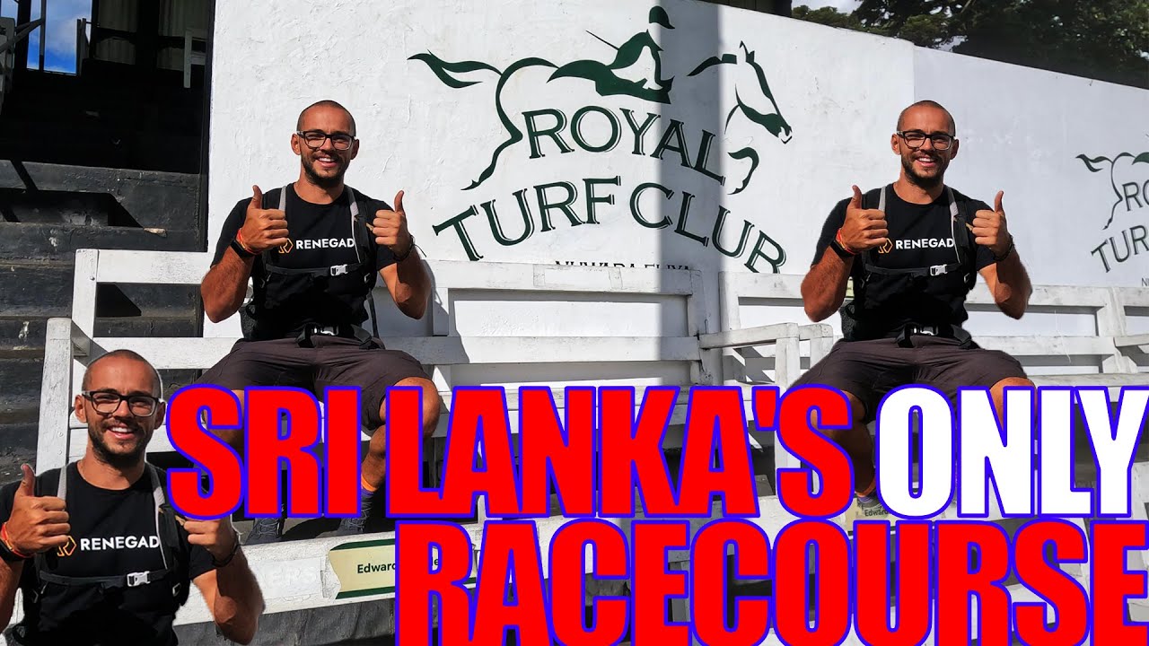 A traveler embarks on a visit to Nuwara Eliya Racecourse.