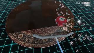 【実況】隕石が振る前に掃除を終えろ　絨毯を洗うゲーム　part4
