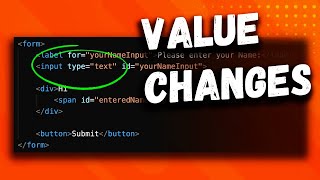 How to listen to input value changes in JavaScript