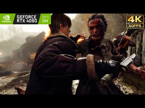 Resident Evil 4 Remake (PC) MAX Settings & Ray Tracing 4K Gameplay | RTX 4090 ✔