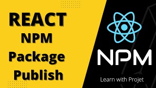 NPM package publish react | react | npm | package publish