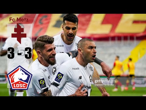 Goal Burak Yilmaz Metz vs Lille 3-3 All Goals & Highlights 07/08/2021 HD