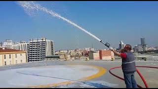 HELİKOPTER PİSTİ KÖPÜKLÜ YANGIN SÖNDÜRME