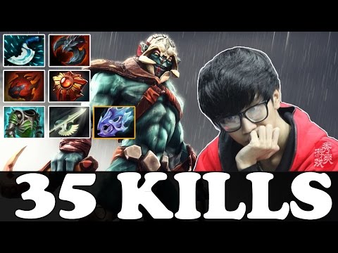 Meracle 7000 MMR Plays Huskar WITH 35 KILLS vol 9 - Ranked Match Gameplay - Dota 2