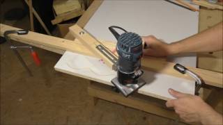 Приспособление для фрезерование узоров - Drawing router jig