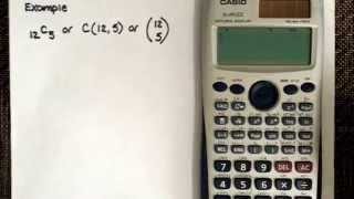 Combination using the calculator Casio fx-991ES