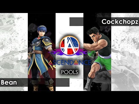 Smash 4: M7 | Bean (Marth/Falcon) V PBG | MNK | Cockchopz (Little Mac) - Ascendance 80 Tourney