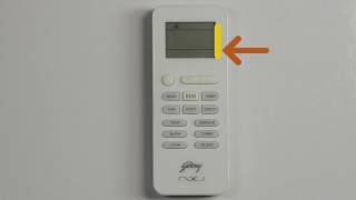 Godrej AC - How to use timer on function to turn on ac at a set time
