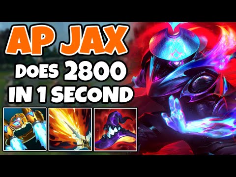 I tried FULL AP JAX MID... He can deal 2800 in 1 second | 13.1 - League of Legends