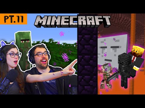 First Nether Trip… 🔥👻🐷 (Kevin saga 2 - Minecraft Survival pt.11)