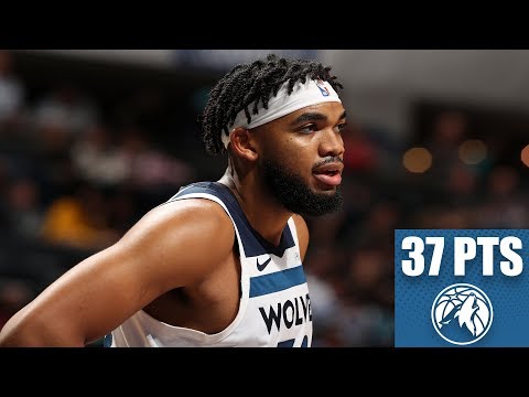 Karl-Anthony Towns leads Timberwolves to victory with 37 points vs. Hornets | 2019-20 NBA Highlights