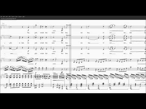 Edward Elgar - The Snow.      Choir, Mezzo-Soprano, Alto, Violin, Cello and Piano.