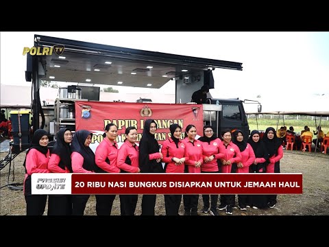 PRESISI UPDATE : BHAYANGKARI KALSEL SIAPKAN KONSUMSI JEMAAH HAUL DATU KALAMPAYAN 05/04/2025 12.00