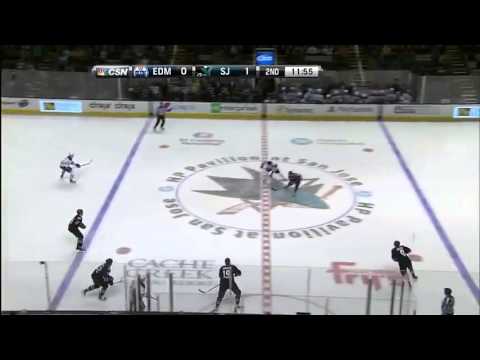 Edmonton Oilers Vs San Jose Sharks - Highlights 1/31/13