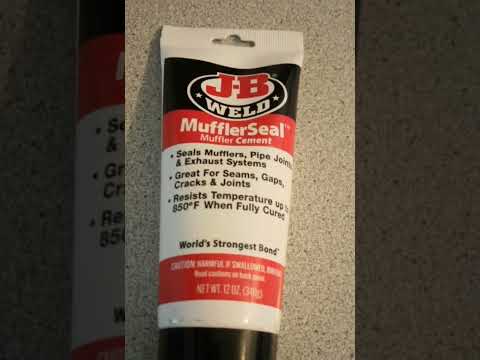 J B Weld Muffler Seal review