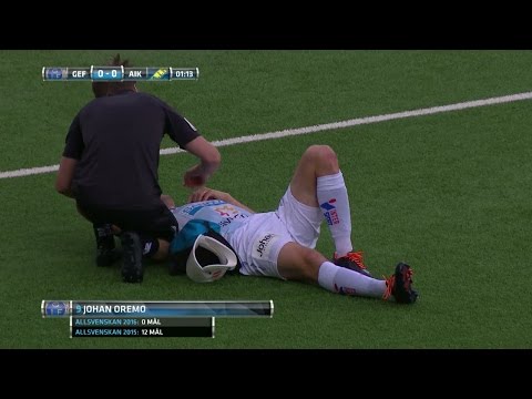 Gefles dubbla stjärnsmällar - båda anfallarna tvingas utgå skadade - TV4 Sport