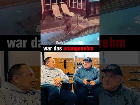 Markus is ashamed of his shape in the swimming pool 😳🤕 #bodybuilding #motivation #markusrühl