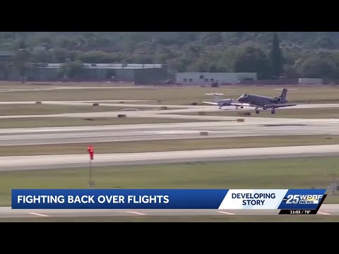 Palm Beach, West Palm Beach residents protest new flight paths over homes