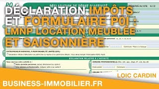 Déclaration impôts et Formulaire P0i : LMNP Location Meublée et Saisonnière