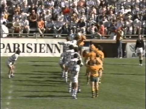 1987 Rugby Union Test Match: Australia Wallabies vs Argentina Pumas (2nd Test)