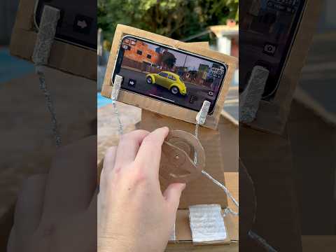 Volante con acelerador y freno para juegos de coches #shorts