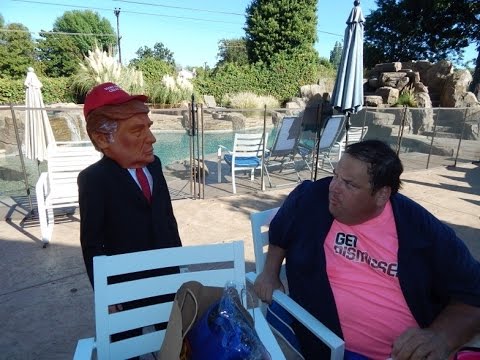 Brad Grunberg, The GetDismissed Man – Halloween Donald Trump – October 20, 2015