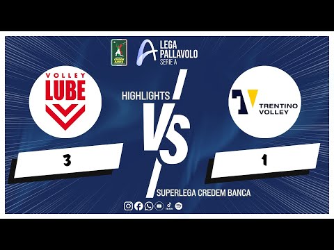 Cucine Lube Civitanova vs. Itas Trentino - Superlega Credem Banca VBTV Match Highlights