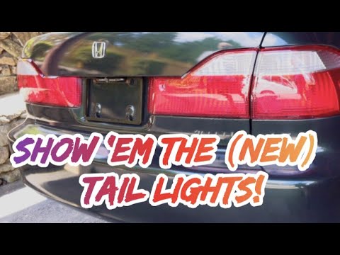 REPLACE THOSE TAIL LIGHTS! 1998-2002 Accord Tail Lights & Bulb Replacement
