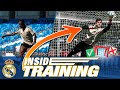 Goal or save? Shooting practice ft. Ramos, Kroos, James and more!