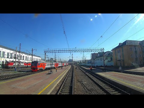 Cab View Train Russia: "Krasnoyarsk - Mariinsk"