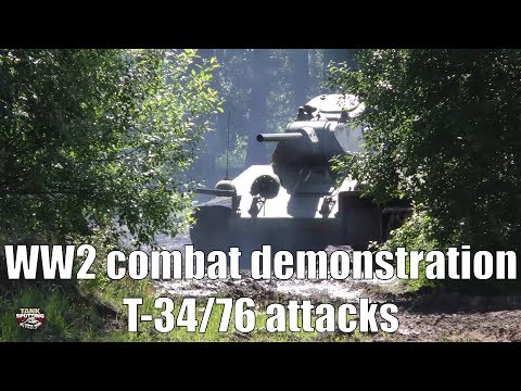 World War II Tank Combat Show In Full [4K] - Soviet T-34 Offensive  vs Finnish Defence
