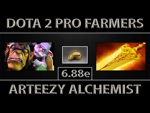 Arteezy Alchemist Fast Farm ►EZ 10 Minutes Radiance ► Dota 2 [6.88e]