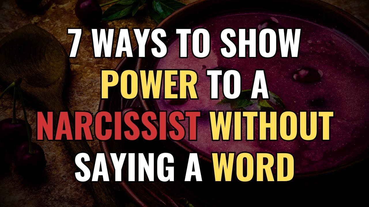 7 Ways to Show Power to A Narcissist Without Saying a Word | NPD | Narcissism | BehindTheScience